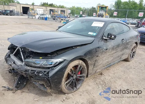 2021 BMW M440I xDrive из США, поврежденный, VIN WBA13AR07MCG96171